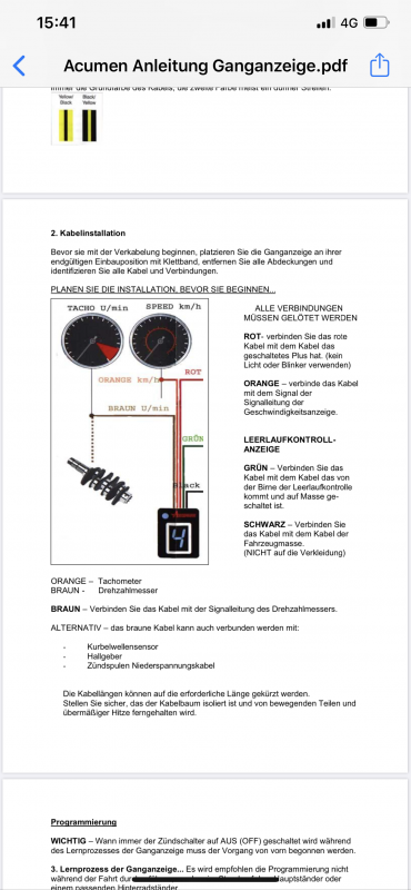 Bild von der Anleitung