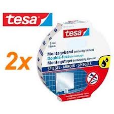 Mit diesem Tape hält es super fest und geht auch wieder ab.
