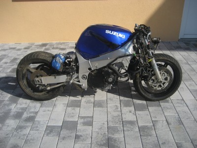 So sah das Bike am Anfang aus...