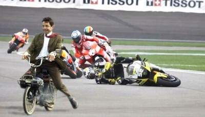 Mr Bean at the Moto GP race.JPG