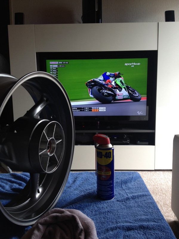 Säubern und bekleben