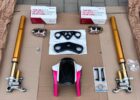 ÖHLINS FGR300 Telegabel, Brembo GP4-PR Monoblock, Gabelbrücken