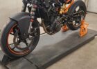 KTM RC390 Rennstrecke Kartbahn