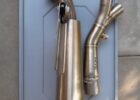 S1000RR Linkpipe (Adapter) Akrapovic auf Original Auspuff