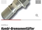 Stahlbus Entlüftungsventil mit Hohlschraube