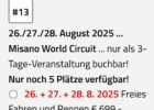 Misano August mit Fiala