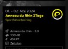 Sportfahrertraining 01 & 02 Mai Speer Racing Anneau du Rhin