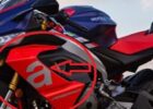 SUCHE Aprilia RS660 Seitenverkleidung links Lava Red