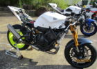 Akrapovic Race Yamaha R7  MT07 XSR Tracer mit DB Killer + Aluhalter
