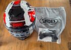 SHOEI Helm GT-AIR 3 Discipline TC-1 Rot Blau Weiß Sonnenblende XL