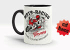 TOP Geschenk – Bedruckte Motorrad – Quad Tassen – mit Namen – Startnummer – Design Dekor