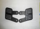 Suzuki GSX R 600 / 750  K8 – L0  Fußrasten Adapterplatten .