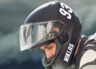 Helm Dekor Aufkleber mit Namen und Startnummer Motorrad Helmaufkleber in 25 Farben