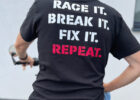 Polo Shirt – RACE IT, BREAK IT, FIX IT, REPEAT mit Startnummer und Name